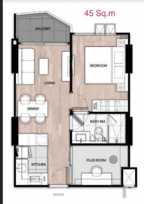 New & Cozy 2 Bedroom @ The Astra Sky River Чіангмай Екстер'єр фото