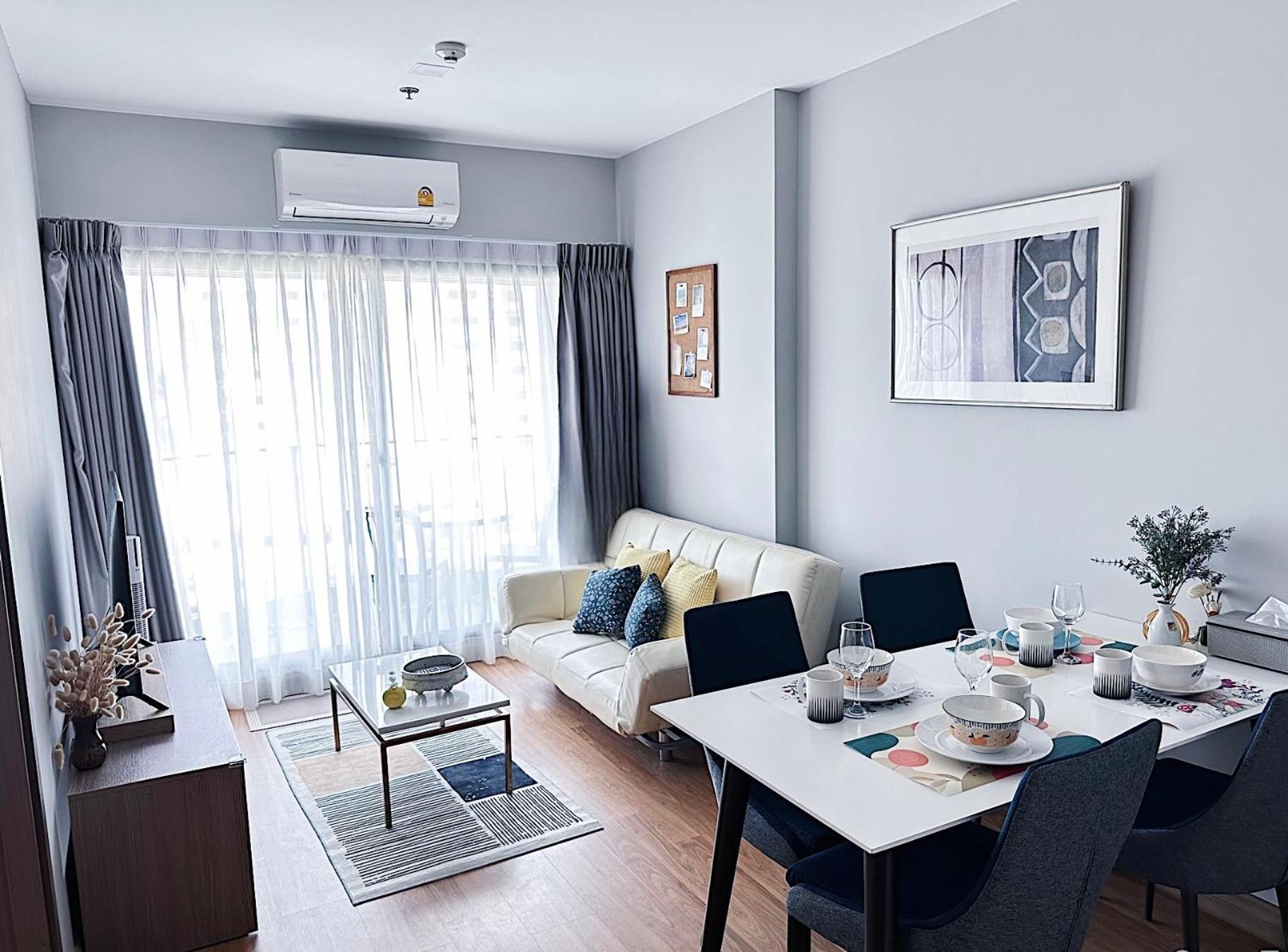 New & Cozy 2 Bedroom @ The Astra Sky River Чіангмай Екстер'єр фото